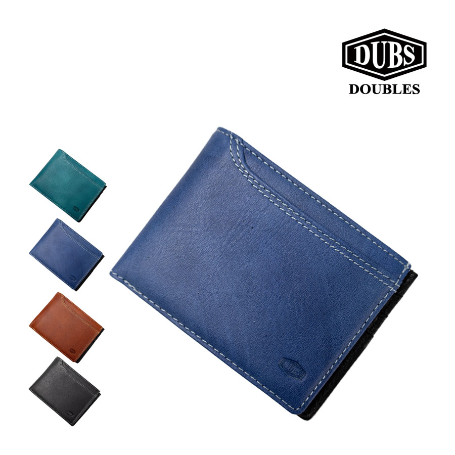 DOUBLES（ダブルス） 財布 メンズ 二つ折り 本革 革 レザー 小銭入れ