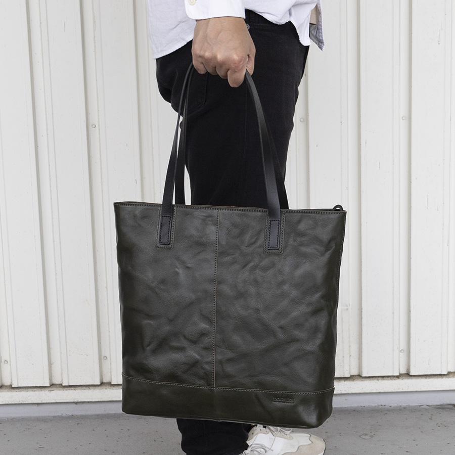 DOUBLES（ダブルス） トートバッグ メンズ a4 縦型 本革 革 レザー