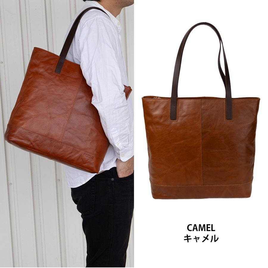 &Gander ダブルフラップ フィールドバッグ キャンバス レザー DOUBLES（ダブルス） トートバッグ メンズ a4 縦型 本革 革 レザー