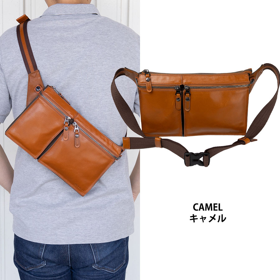 Y'2 LEATHER 本革 ボディバッグ バーガンディ こいつも再入荷だ！！Y'2 LEATHER ボディーバッグ | barnstormer
