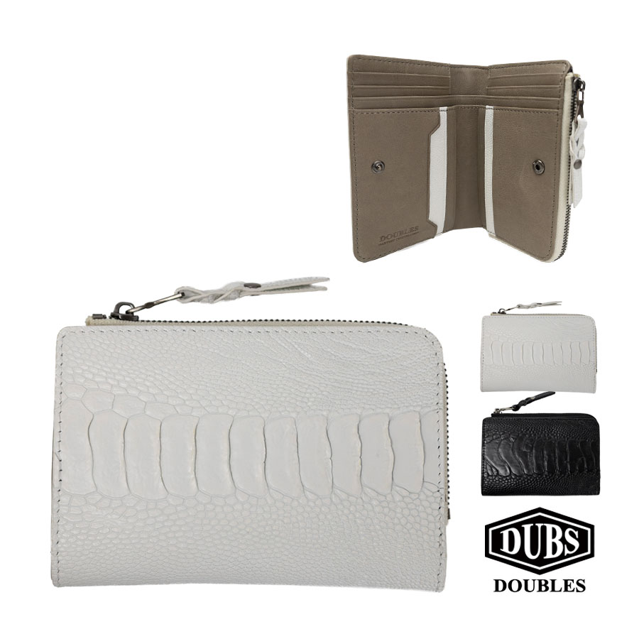 DOUBLES（ダブルス） 財布 メンズ 二つ折り ミドルウォレット 本革 革