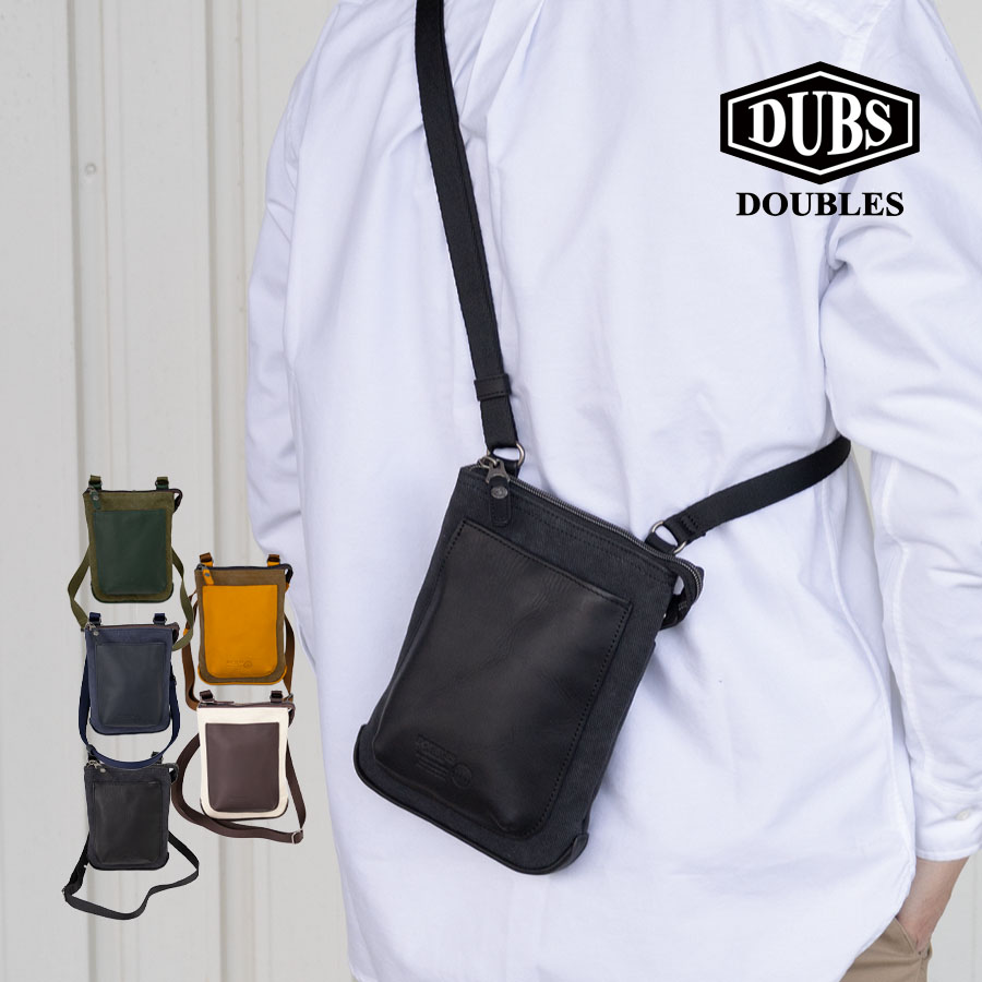DOUBLES（ダブルス） ショルダーバッグ メンズ 帆布 斜めがけ 小さい