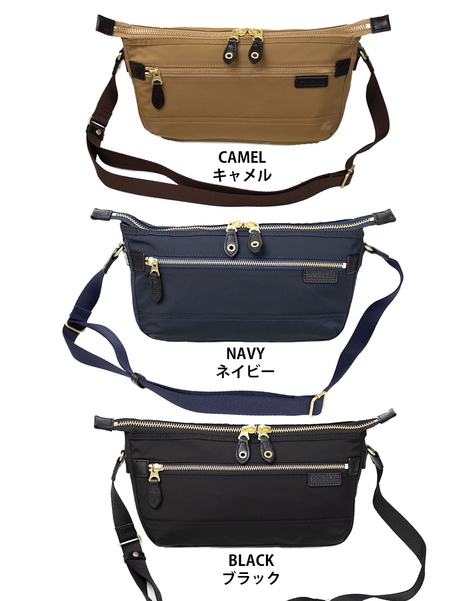 DOUBLES（ダブルス） ショルダーバッグ メンズ 小さめ 横型 斜めがけ