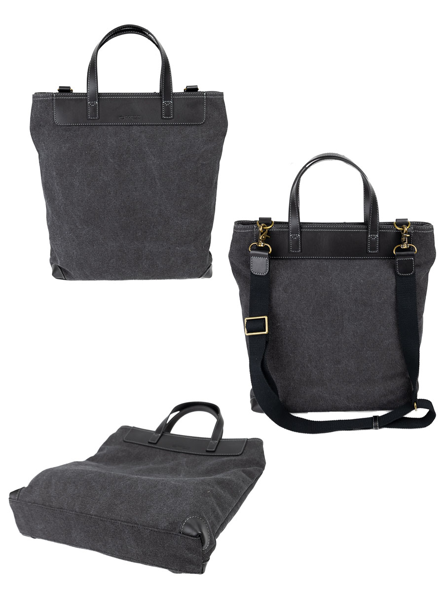 DOUBLES（ダブルス） ショルダーバッグ メンズ 2way トートバッグ 縦