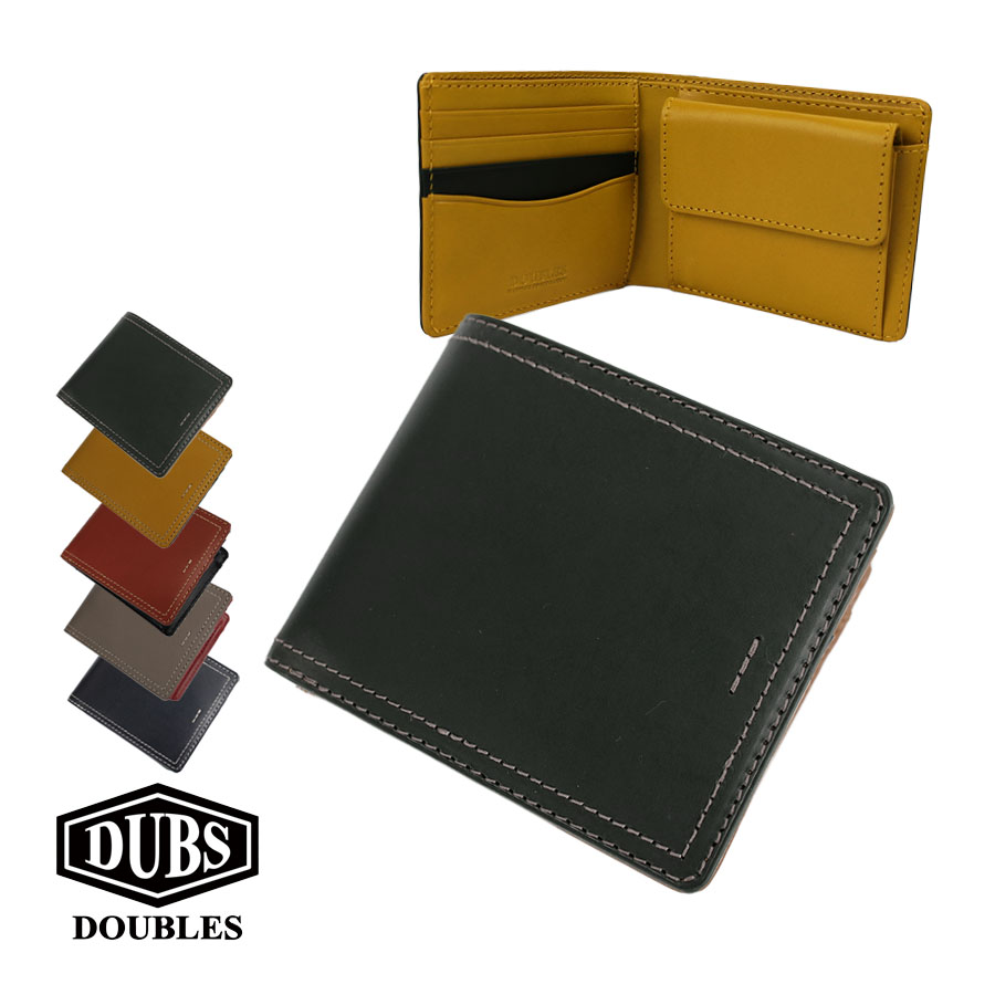 DOUBLES（ダブルス） 財布 メンズ 二つ折り 本革 革 レザー ブランド