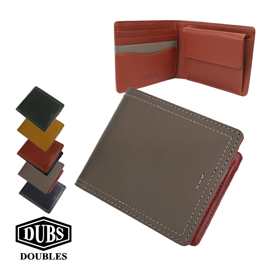DOUBLES（ダブルス） 財布 メンズ 二つ折り 本革 革 レザー ブランド