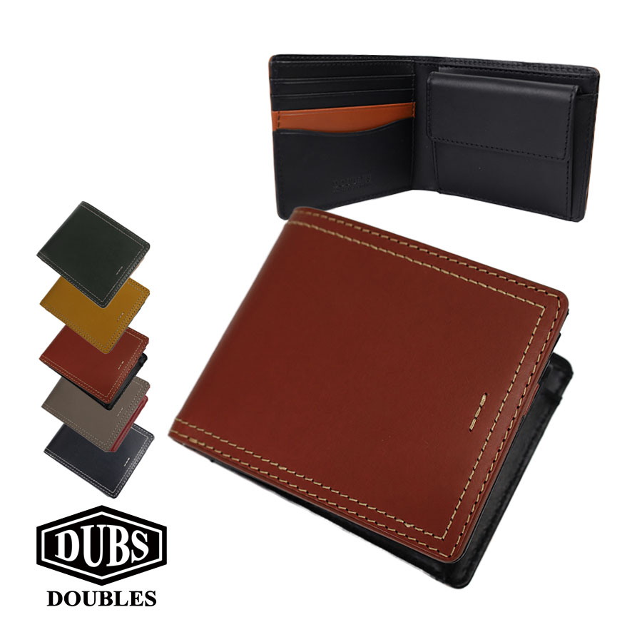DOUBLES（ダブルス） 財布 メンズ 二つ折り 本革 革 レザー ブランド