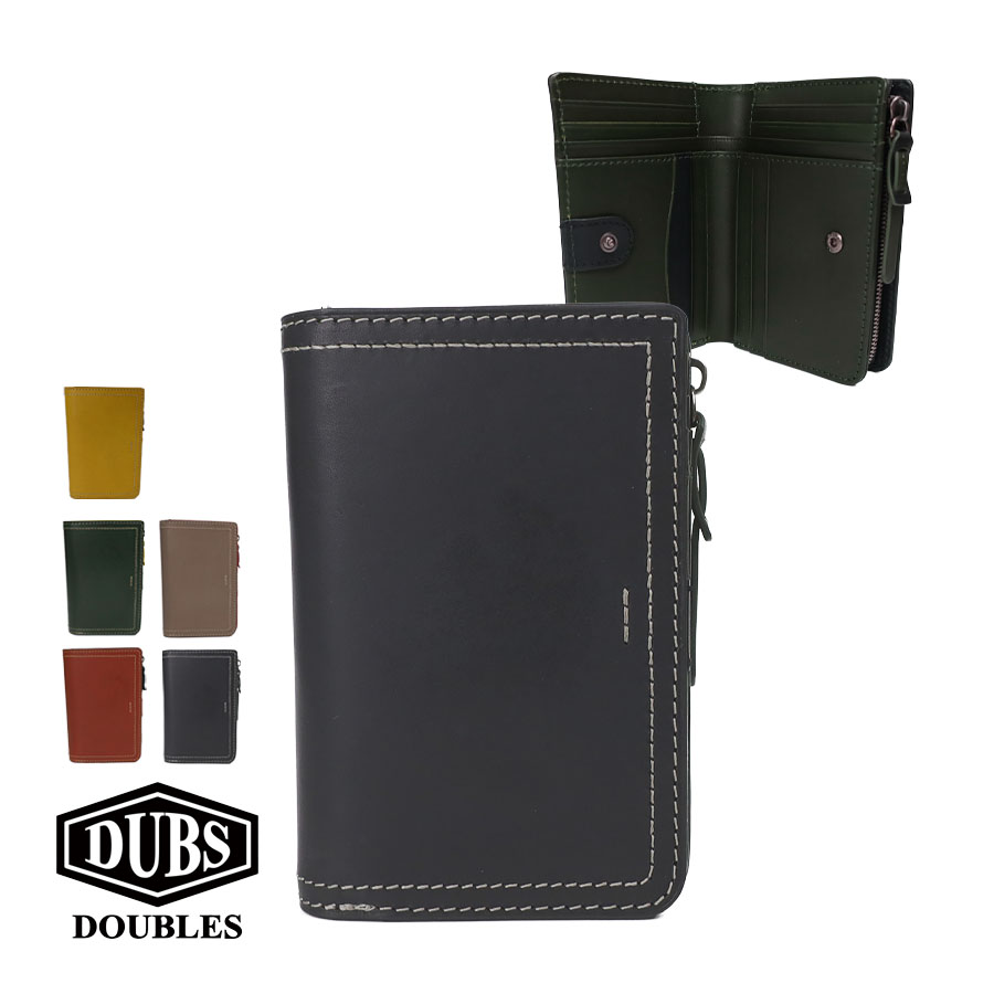 DOUBLES（ダブルス） 財布 メンズ 二つ折り 本革 革 レザー ブランド