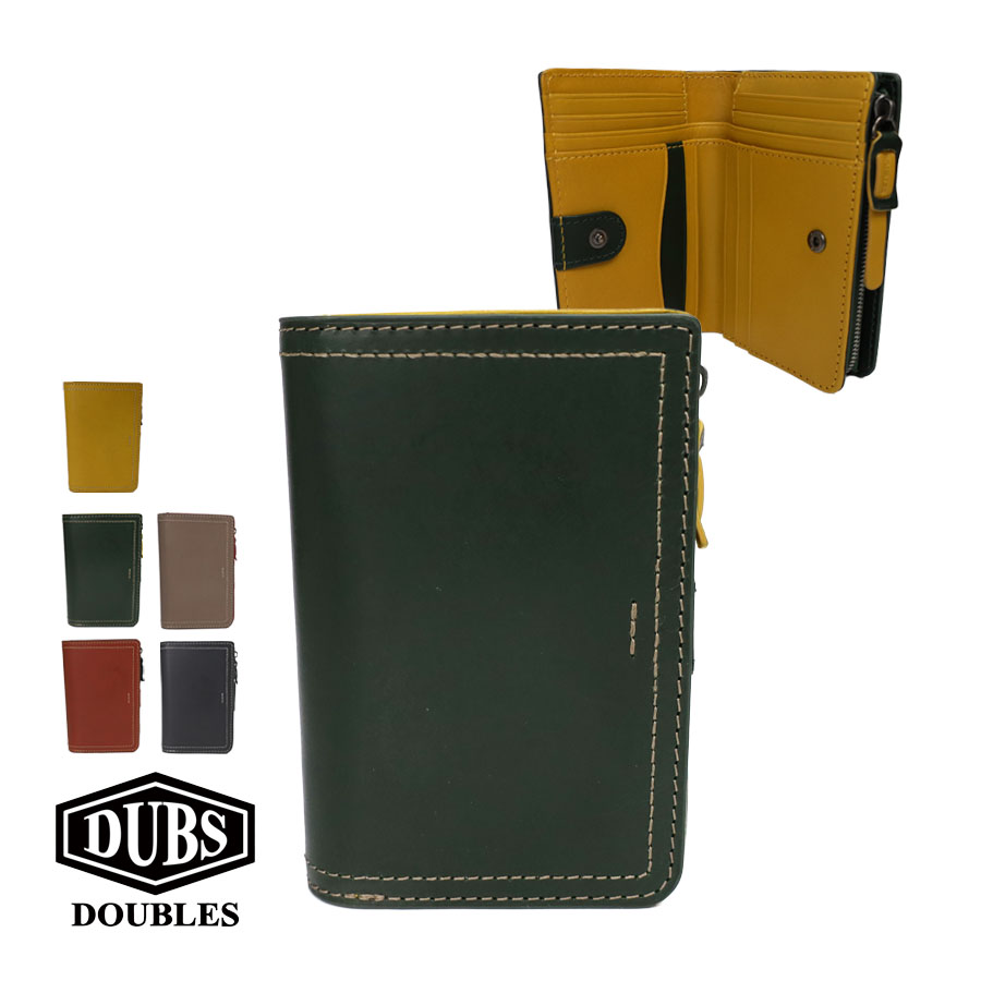 DOUBLES（ダブルス） 財布 メンズ 二つ折り 本革 革 レザー ブランド