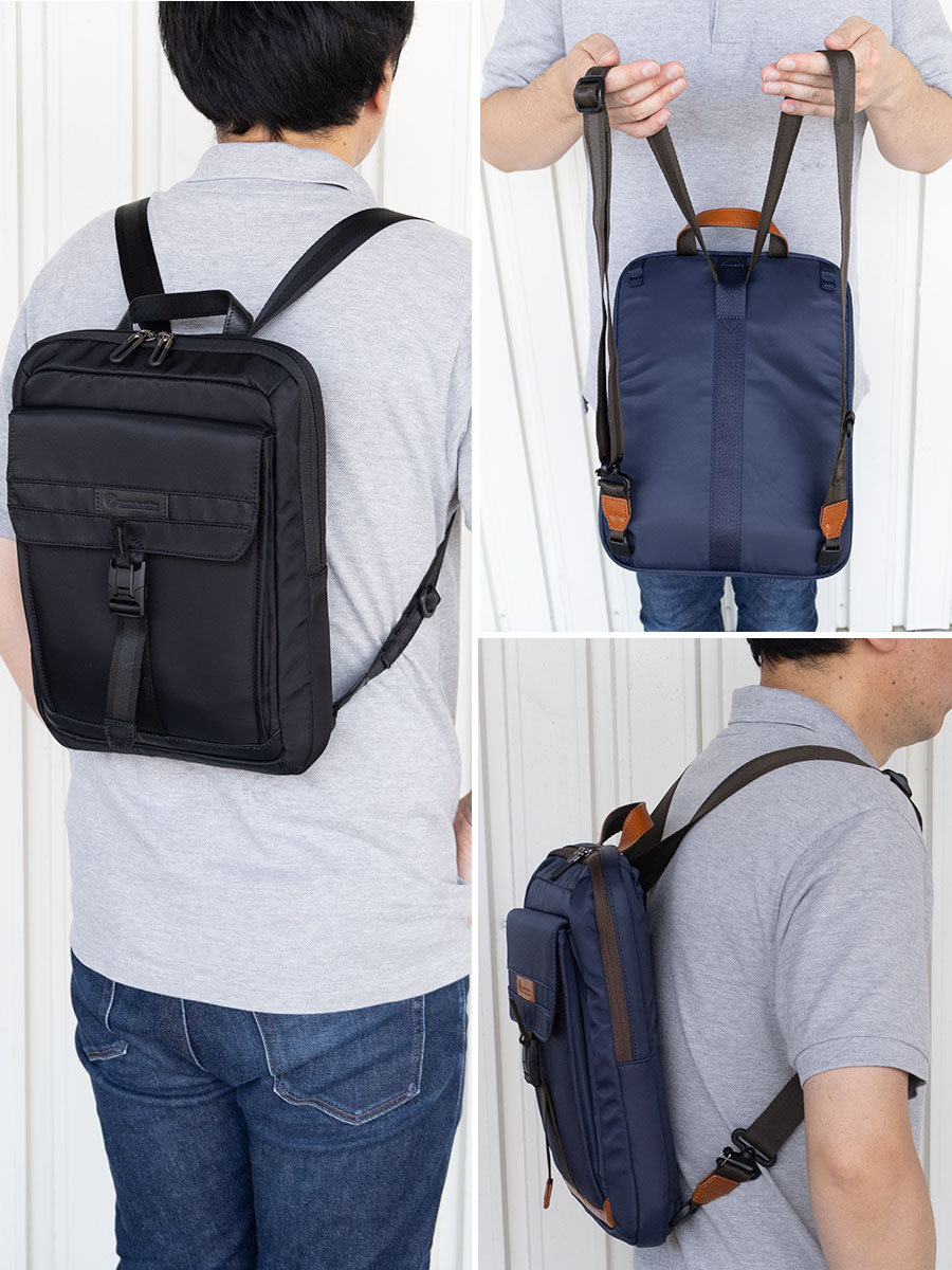 moustache on time リュックサック メンズ 3way ボディバッグ