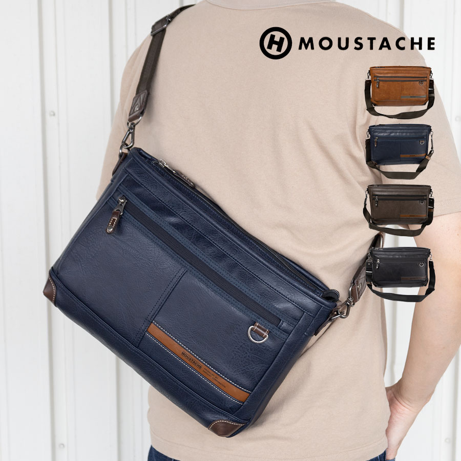 MOUSTACHE（ムスタッシュ） ショルダーバッグ メンズ 斜めがけ b5