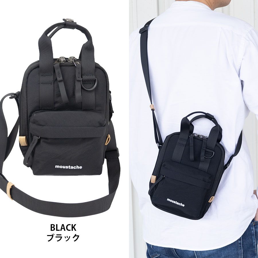 MOUSTACHE ショルダーバッグ メンズ 小さい 軽量 軽い スマホ
