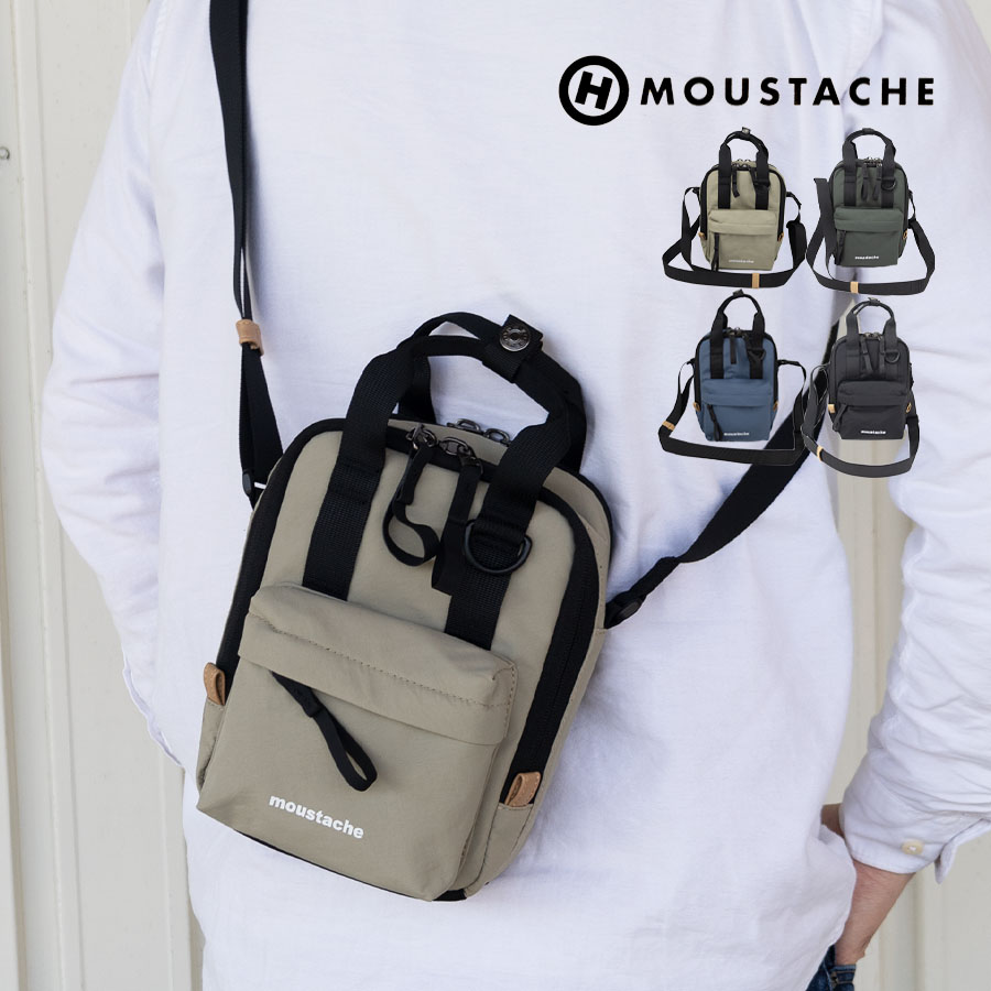 MOUSTACHE（ムスタッシュ） ショルダーバッグ メンズ 小さい 軽量 軽い