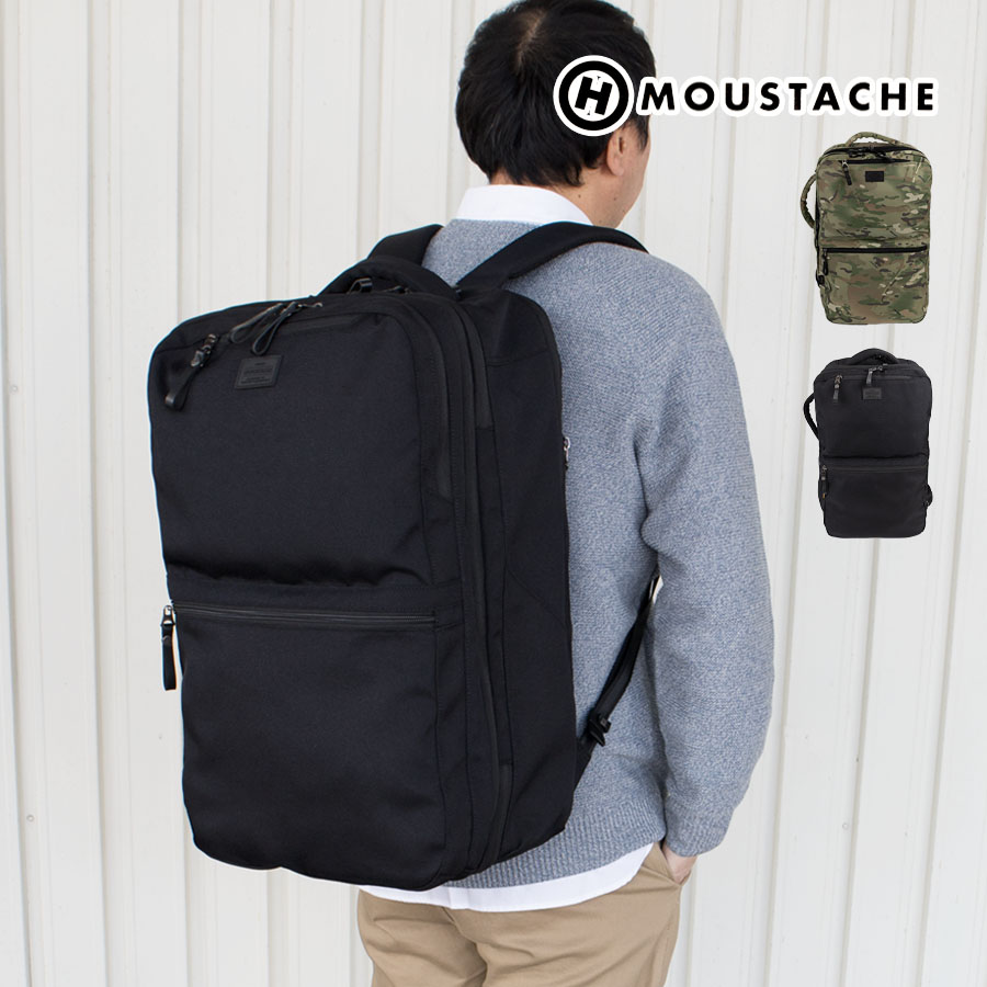 MOUSTACHE（ムスタッシュ） リュックサック メンズ 大容量 B4 52L マチ