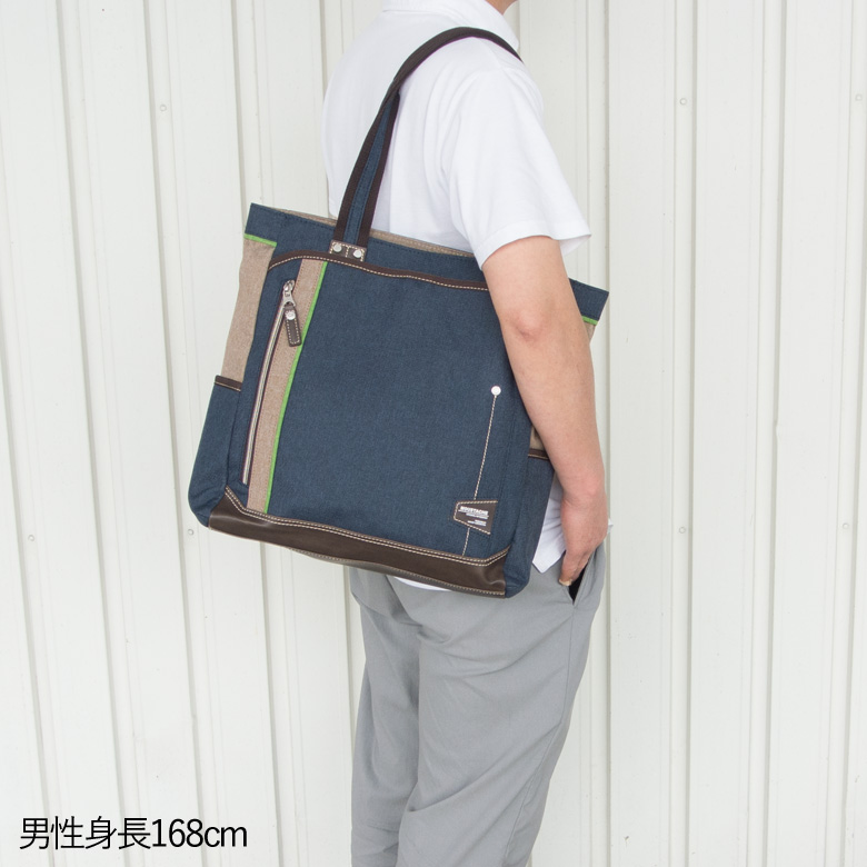 MOUSTACHE（ムスタッシュ） トートバッグ メンズ ファスナー付き