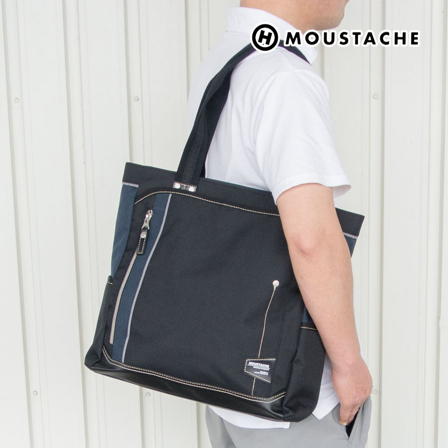 MOUSTACHE（ムスタッシュ） トートバッグ メンズ ファスナー付き