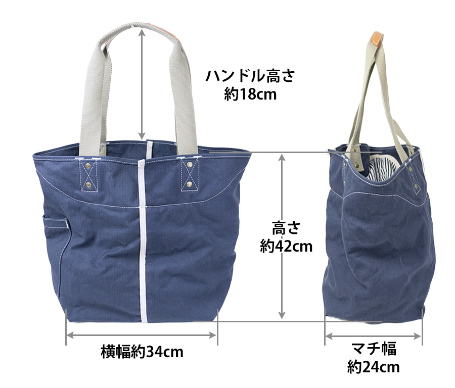 MOUSTACHE トートバッグ メンズ レディース 肩掛け 巾着 大きめ