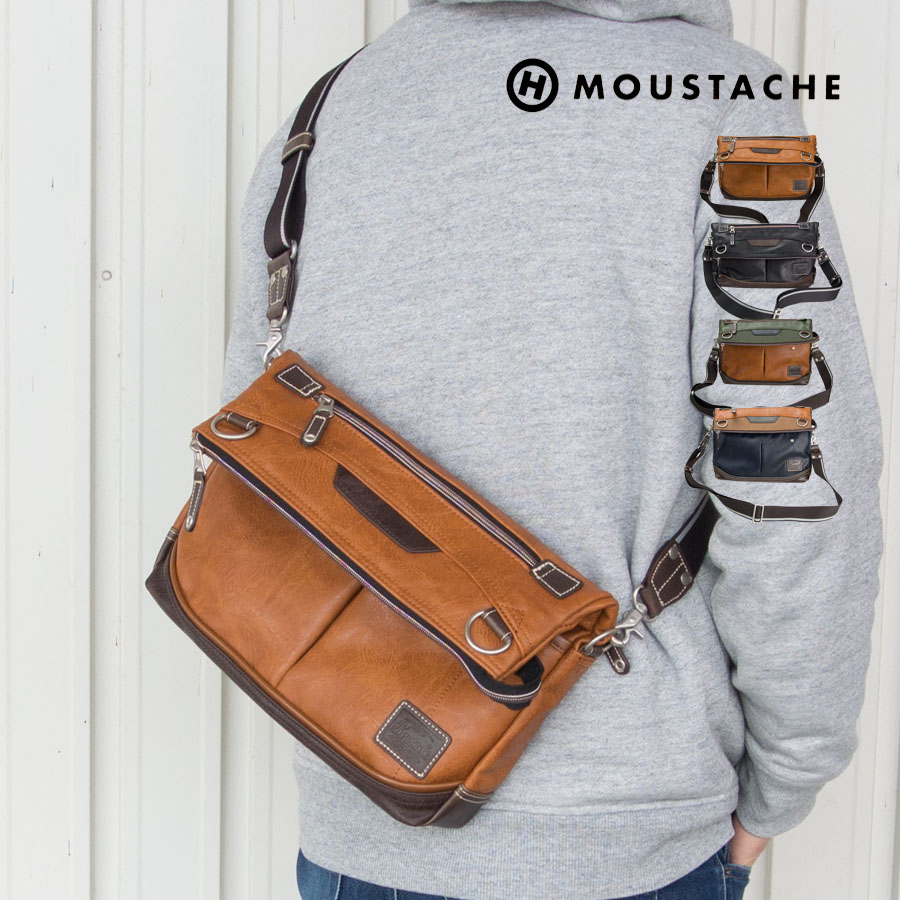MOUSTACHE（ムスタッシュ） ショルダーバッグ メンズ 50代 40代
