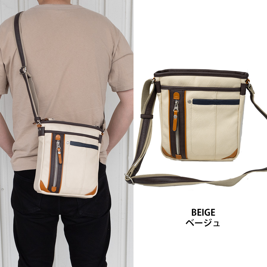 MOUSTACHE（ムスタッシュ） ショルダーバッグ メンズ 斜めがけ 肩掛け