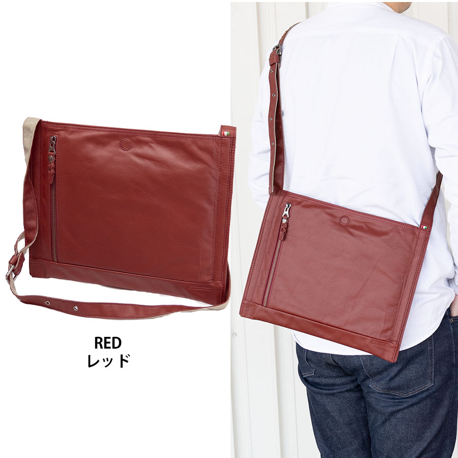 DOUBLES（ダブルス） ショルダーバッグ メンズ 本革 革 レザー 斜め