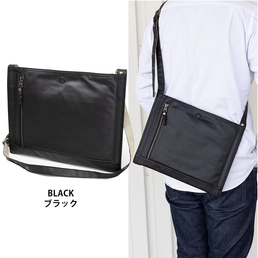 DOUBLES（ダブルス） ショルダーバッグ メンズ 本革 革 レザー 斜め
