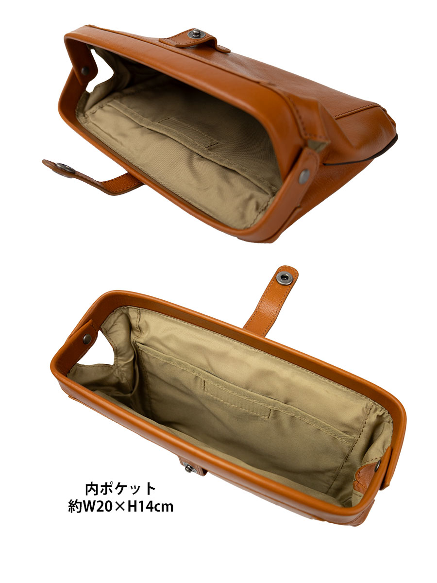DOUBLES ショルダーバッグ メンズ 斜めがけ 肩掛け 本革 革