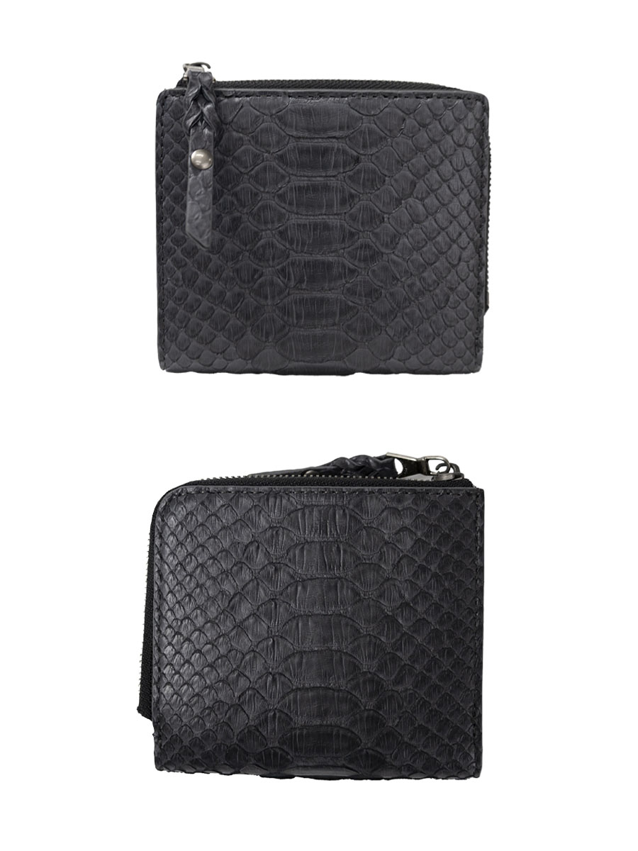 DOUBLES（ダブルス） 財布 メンズ 二つ折り 本革 革 レザー パイソン