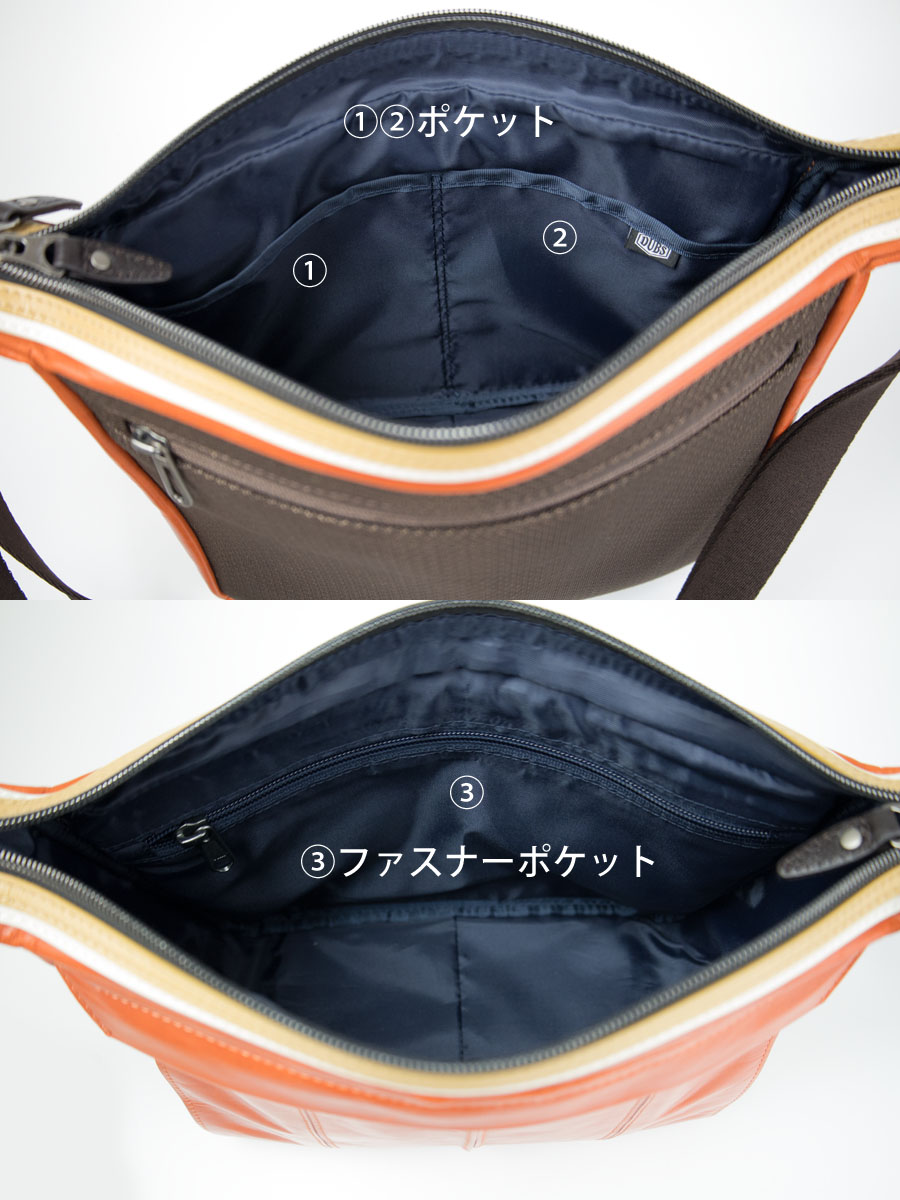 DOUBLES（ダブルス） ショルダーバッグ メンズ 斜めがけ 小さめ 本革