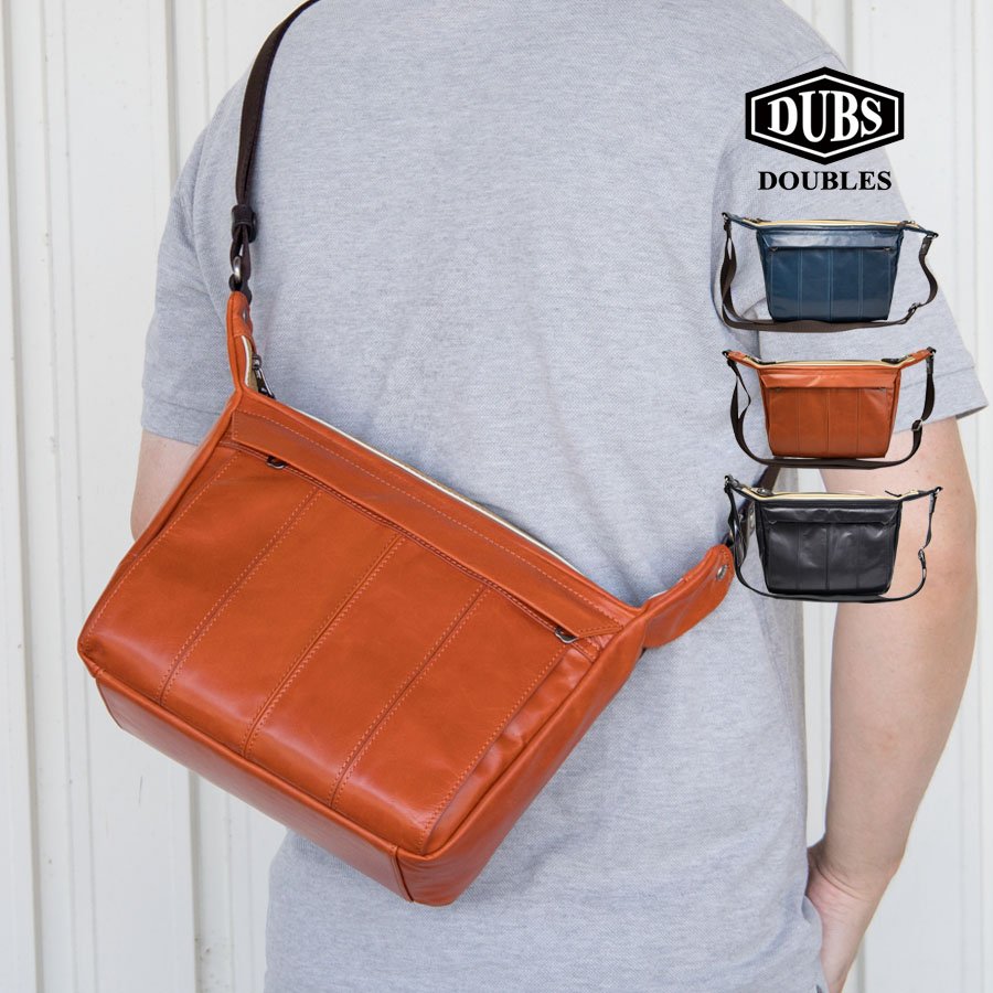 DOUBLES（ダブルス） ショルダーバッグ メンズ 斜めがけ 小さめ 本革