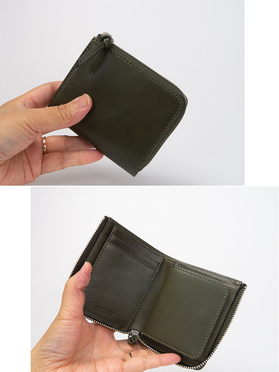 DOUBLES（ダブルス） 財布 メンズ 二つ折り 本革 革 レザー L