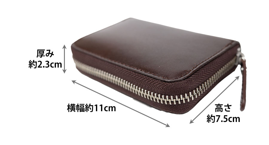 DOUBLES ミニ財布 メンズ お札折らない 本革 革 レザー