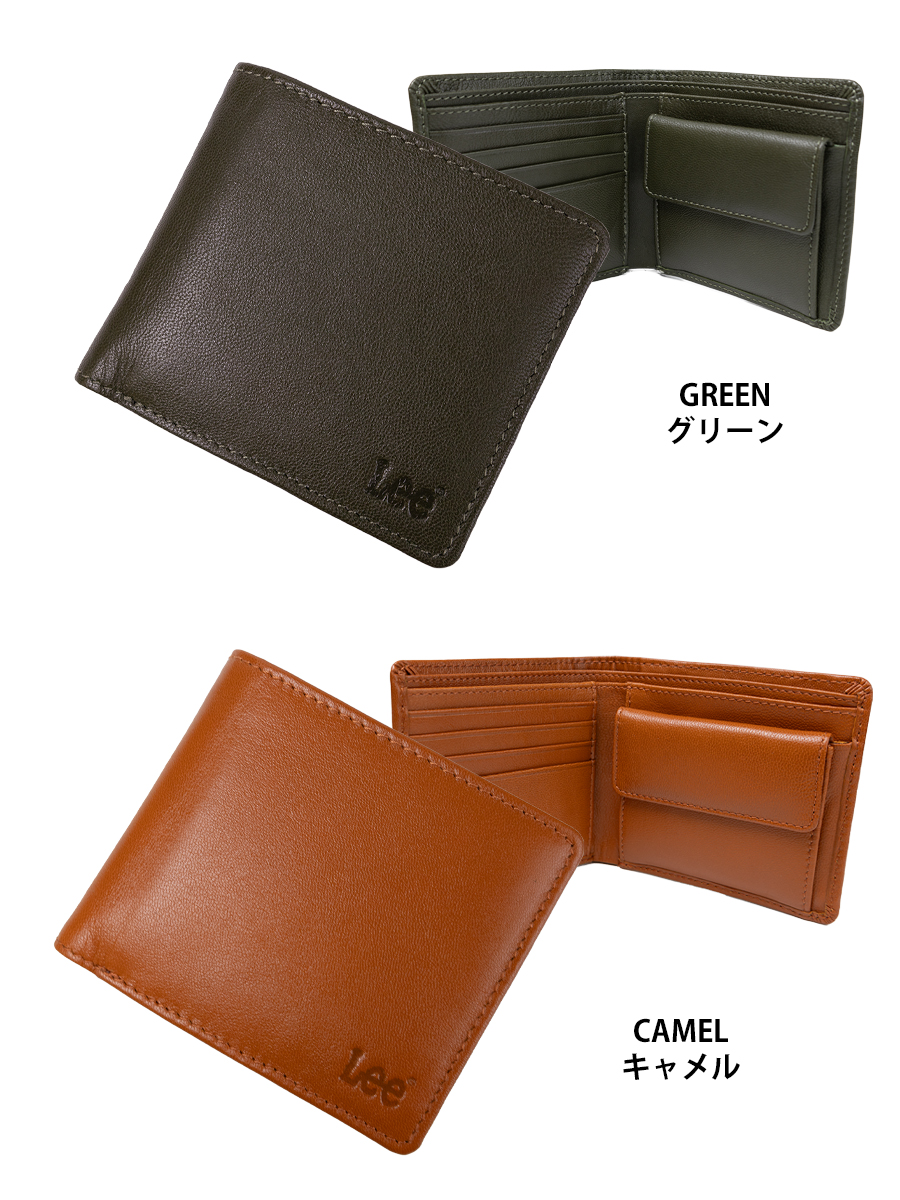 Lee（リー） 財布 メンズ 二つ折り 二つ折り財布 本革 ブランド 革