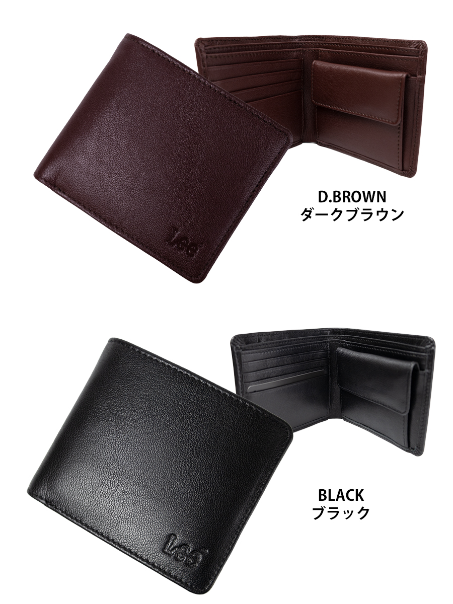 Lee（リー） 財布 メンズ 二つ折り 二つ折り財布 本革 ブランド 革