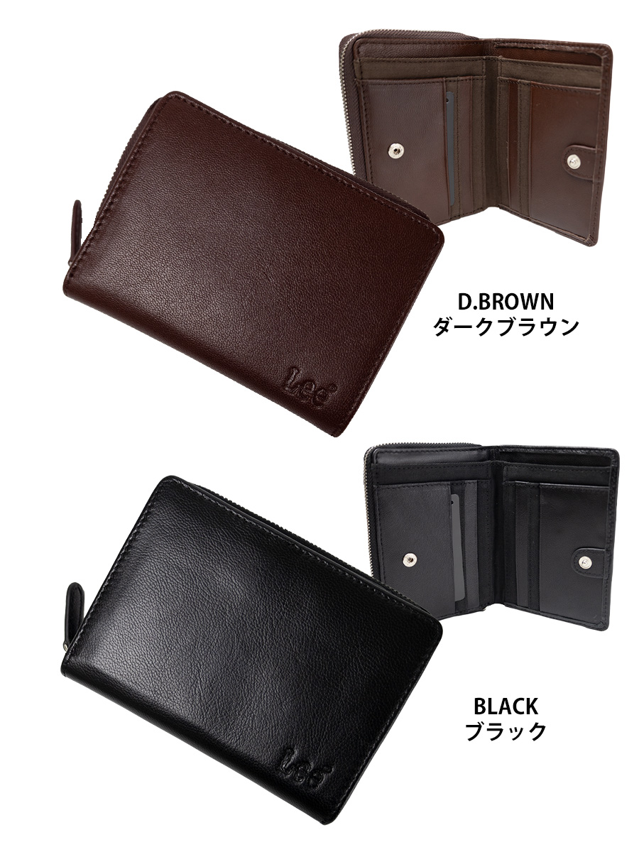 Lee（リー） 財布 メンズ 二つ折り 二つ折り財布 ミドルウォレット 本