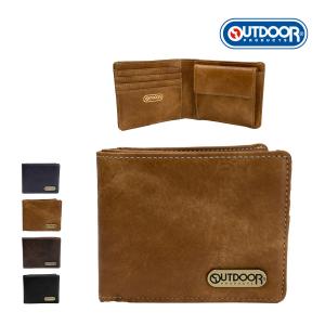 財布 メンズ 二つ折り 合皮 札入れ ウォレット シンプル 使いやすい 2つ折り財布 OUTDOOR...