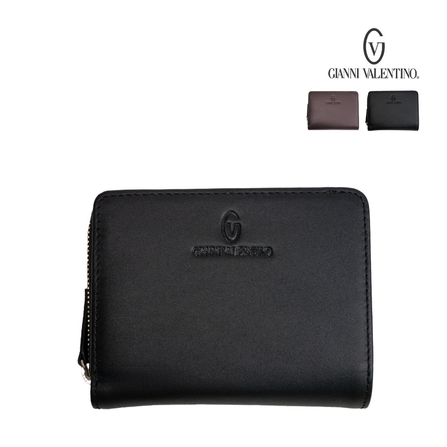 GIANNI VALENTINO 財布 メンズ 二つ折り ブランド 本革 革