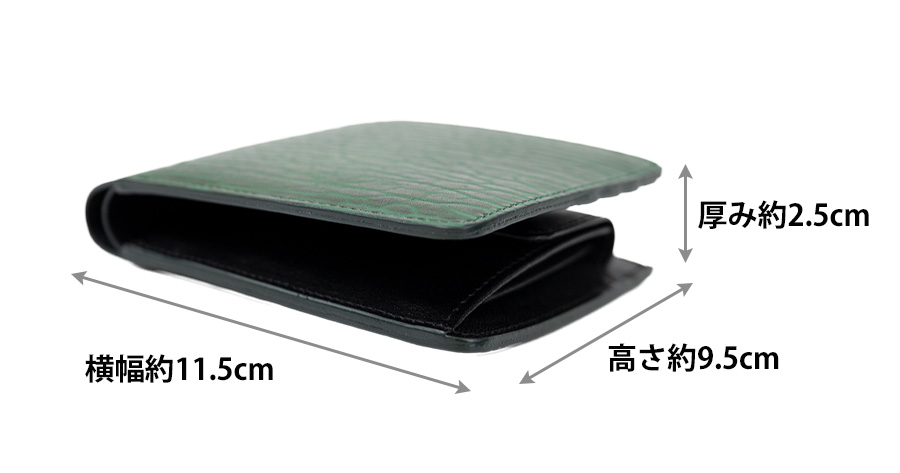 財布 メンズ 二つ折り 本革 革 レザー アザラシ革 シールスキン