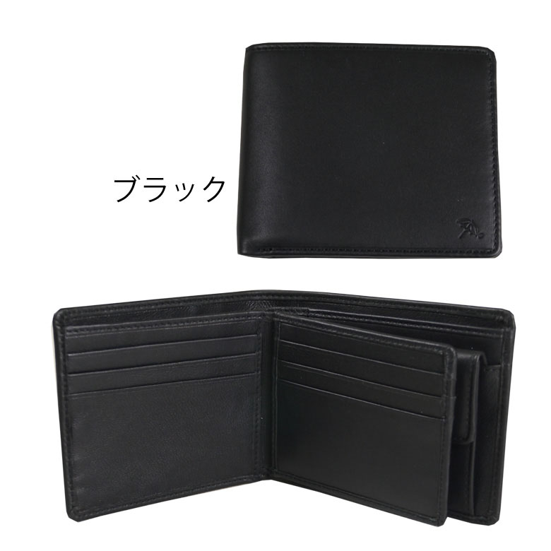 【新品未使用】アーノルドパーマー　メンズ　イタリーレザー黒　ラウンド長財布 Arnold Palmer AP3306 アーノルドパーマー イタリーレザー長財布