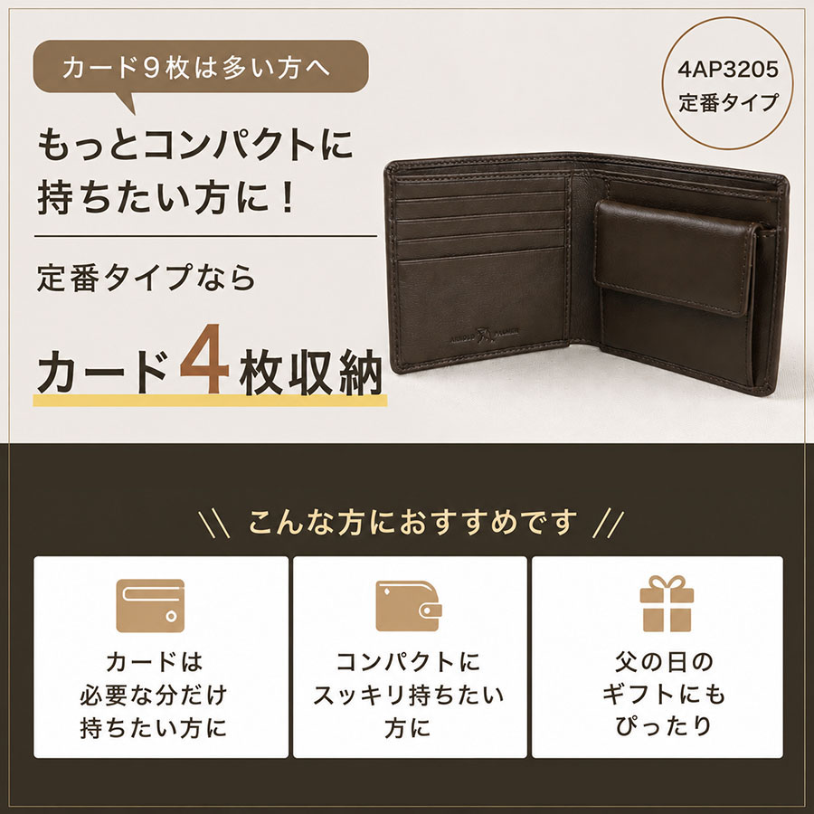 Arnold Palmer（アーノルドパーマー） 財布 メンズ 二つ折り ブランド