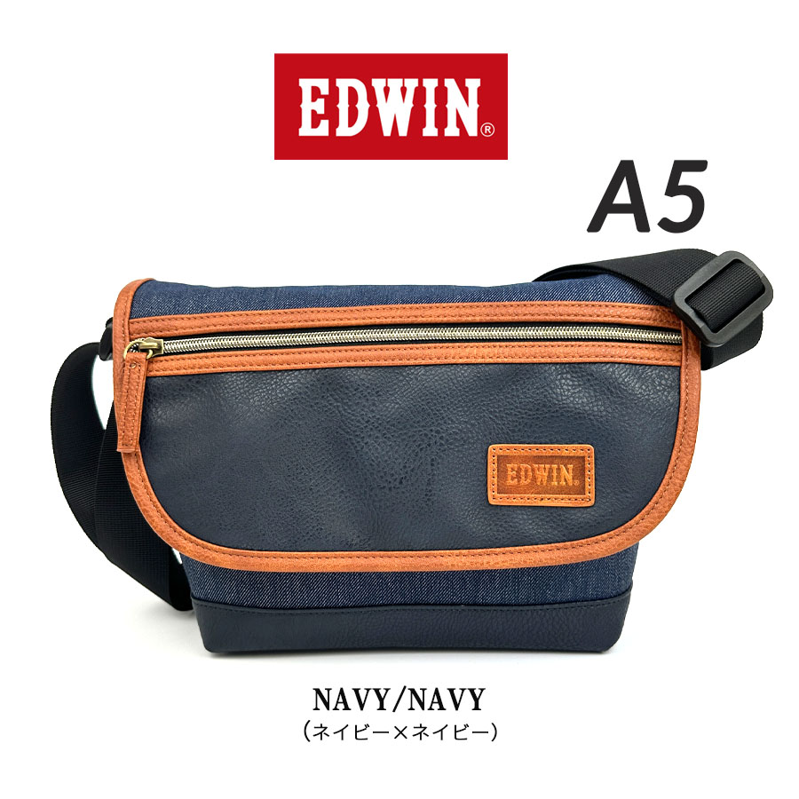 EDWIN（エドウィン） ショルダーバッグ メンズ 斜めがけ かっこいい