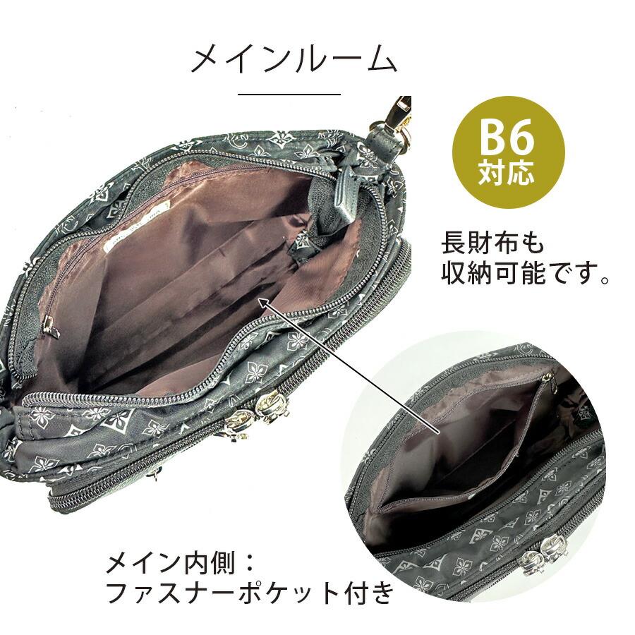 新品未使用　ノベルティ　ショルダーバック　ウォレット　ブラック ショルダーバッグ レディース お財布ショルダー 斜め掛け 軽量 軽い