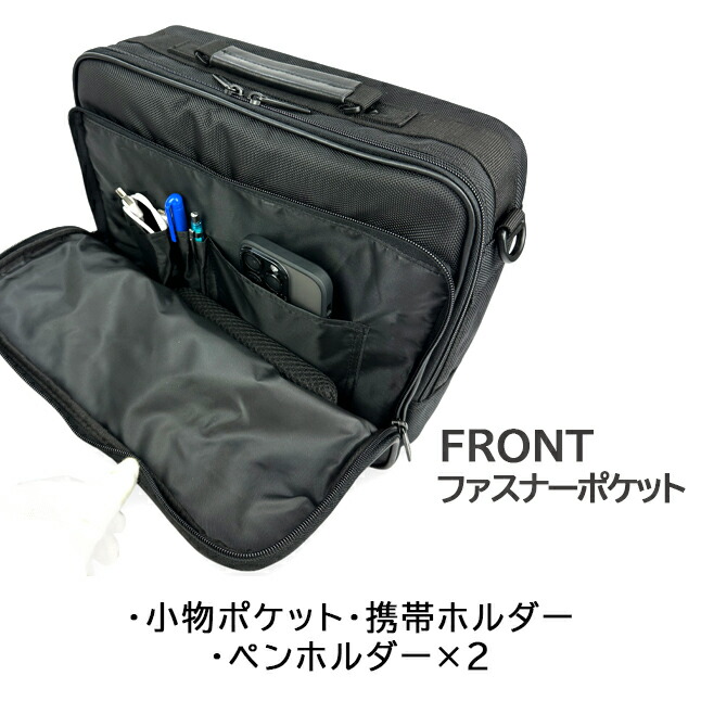 横型 ショルダーバッグ メンズ 斜めがけ 2way 黒 通勤 ビジネス A4