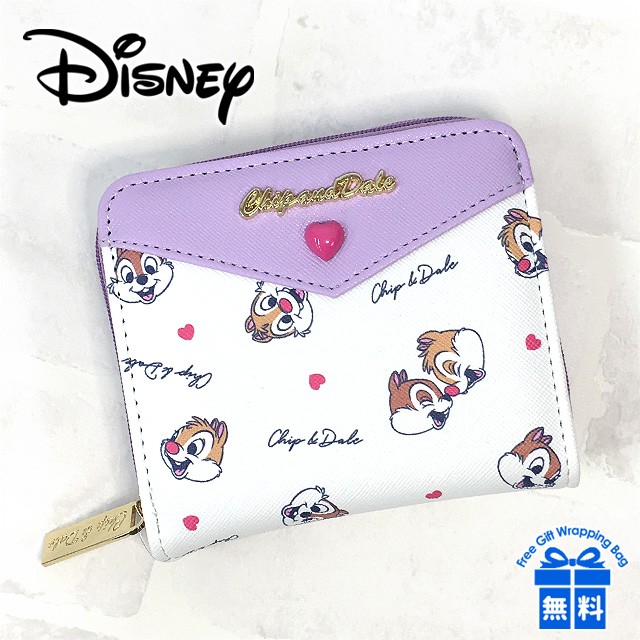 カルフォルニアDisney 財布 Disney キッズ 財布 女の子 53399 Chip'n Dale チップ＆デール