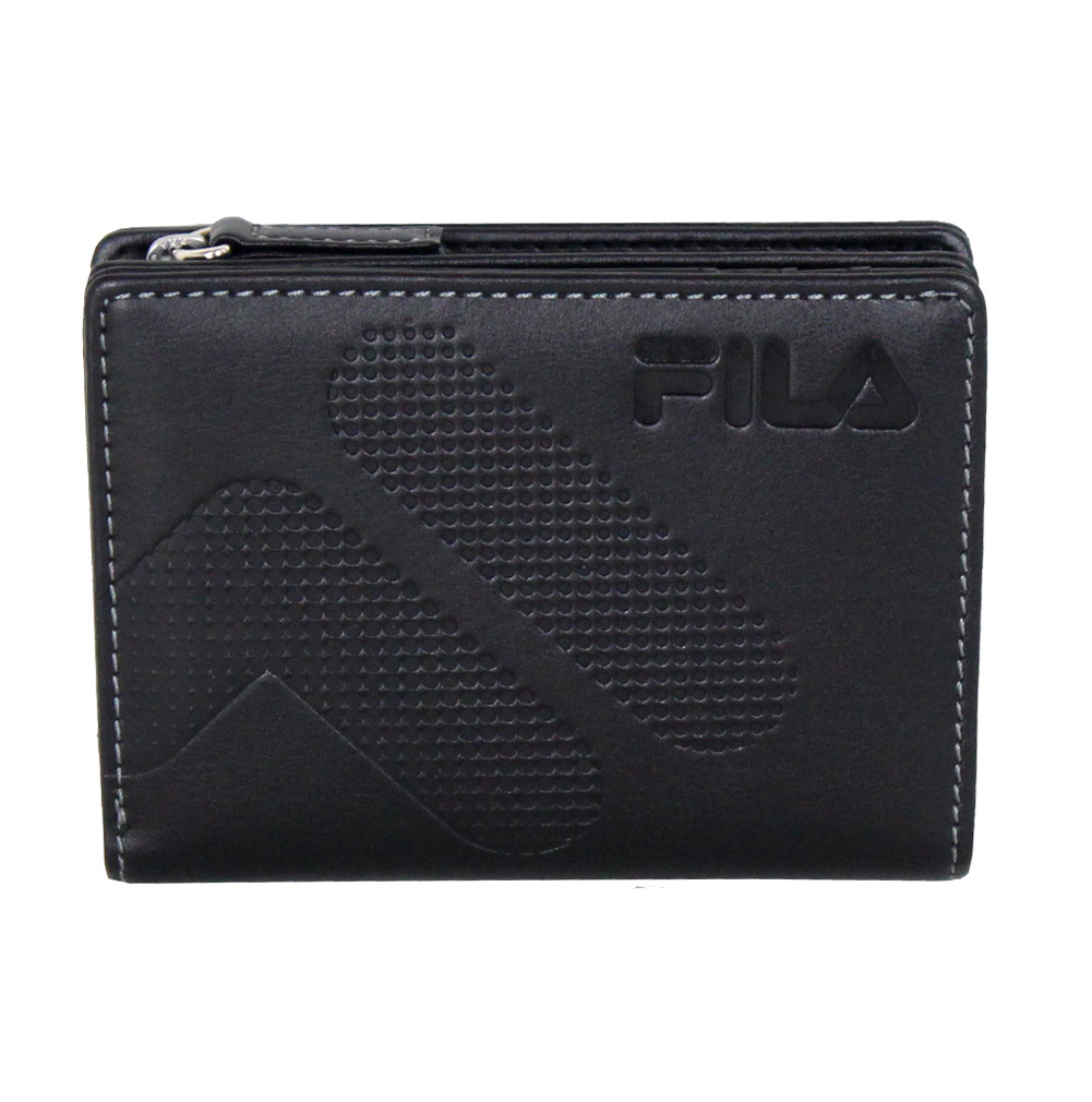 二つ折り財布 メンズ 男の子 FILA 61fl53 ファスナー小銭入れ ドットグラデーション パス...