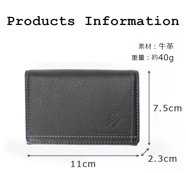 GIANNI VALENTINO 名刺入れ 本革 61g505 牛革 カードケース GIANNI VALENTINO 名刺入れ 本革 61g505 牛革 カードケース