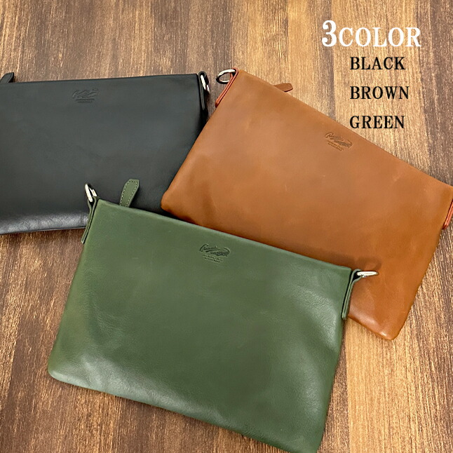Crocodile（クロコダイル） ショルダーバッグ メンズ 本革 サコッシュ