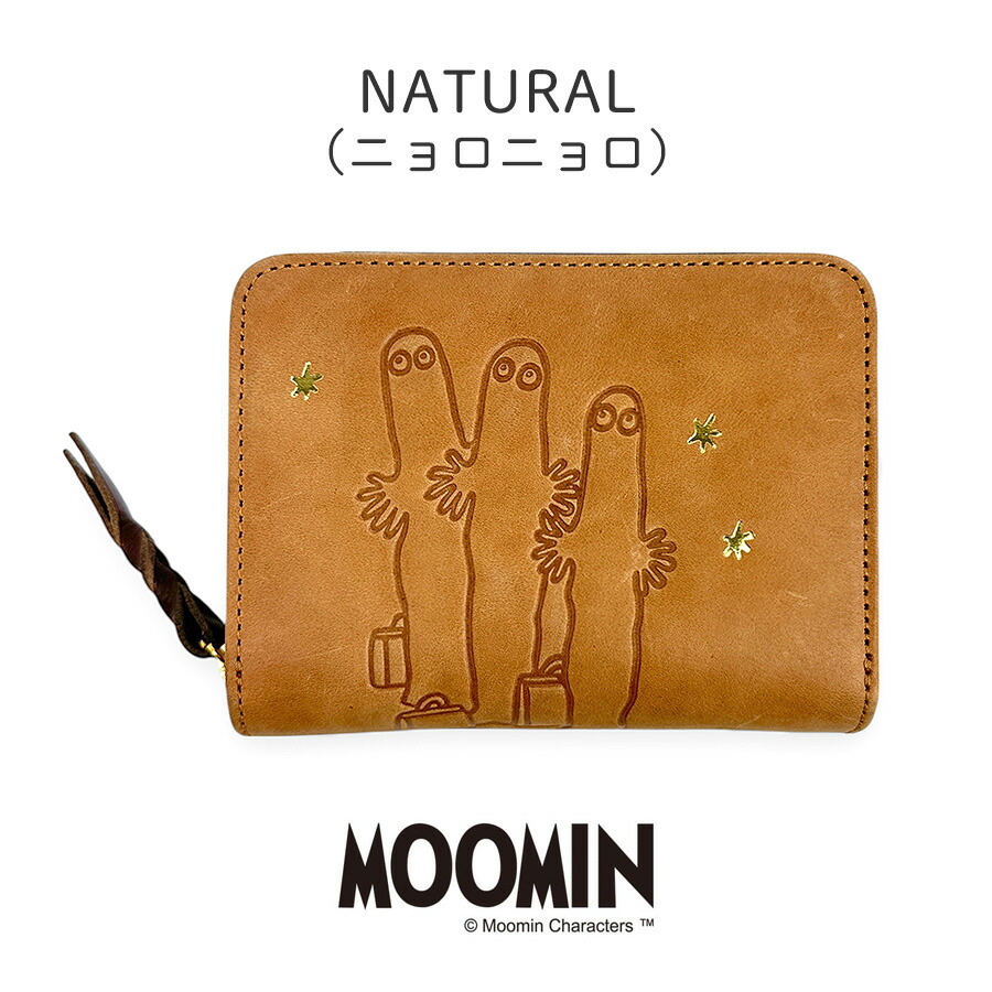 MOOMIN ムーミン財布 レディース 革財布 おしゃれ ムーミン 二
