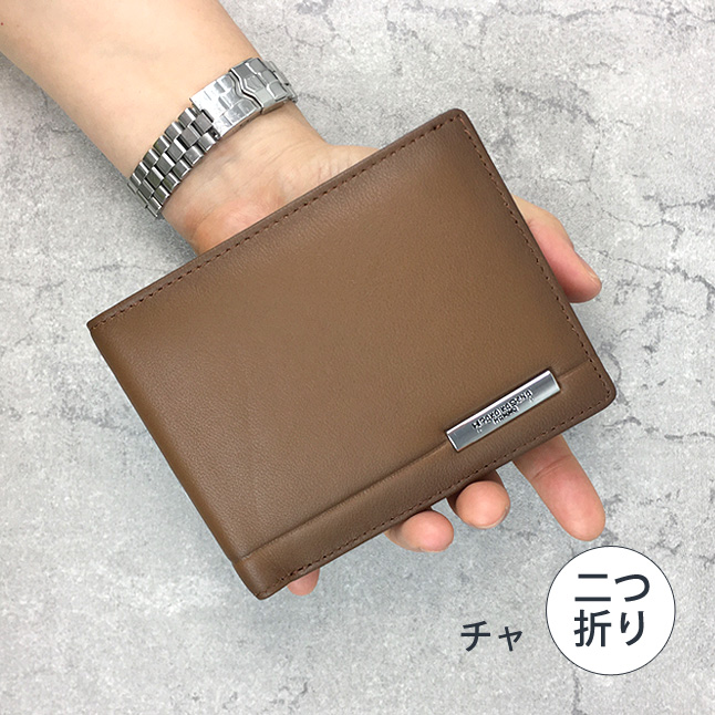 財布 メンズ ブランド HIROKO KOSHINO コシノヒロコ 二つ折り財布 パス