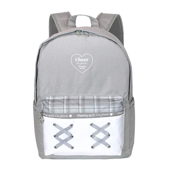 ESPRIT グレー　リュック　美品 リュック 通学 女子 小学生 stn-614 POP PARLOR グレートーン D