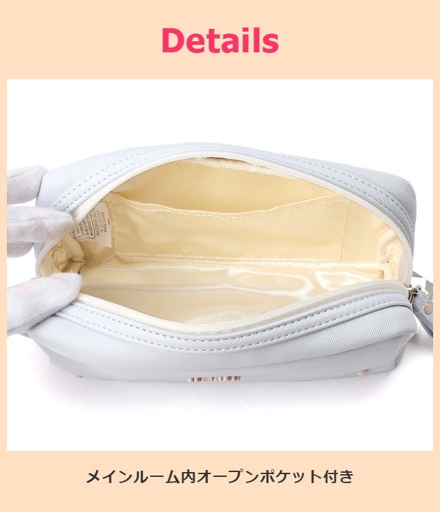 See By Chloe ロゴ ジップ付 リボンポーチ CHLOE(クロエ) SENSE ポーチ[正規品/関税込] (Chloe/ポーチ